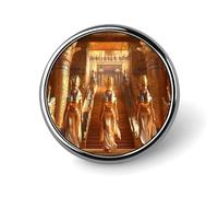 Ancient Egyptian Egypt Pyramids History Round Badge Cute Pins Brooches for Hat Jacket Shirt Backpack Decor