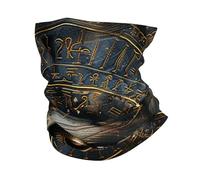 Ancient Egyptian Eye God Hieroglyphs Abstract Black Men Women Headwear Quick Drying Magic Headband Windproof Headscarf For Climbing Outdoor Snowboarding