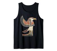 Ancient Egyptian Falcon Symbol Sun Disc Design Tank Top