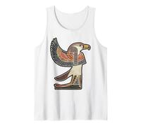 Ancient Egyptian Falcon Symbol Sun Disc Design Tank Top