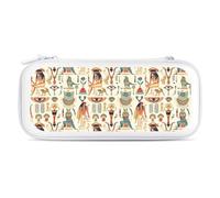 Ancient Egyptian God Carry Case for Switch Carrying Cover Storage Bag Protective Accessories Travel White-Style