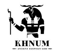 Ancient Egyptian god khnum Silhouette Middle East god Logo Engraving Stickers 42x42.5cm Removable Without Leaving Glue Black