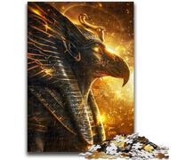 Ancient Egyptian God Ra Puzzles for Adults Teens 1000 Pieces,Help The Brain Exercise Addictive Toys to Cultivate Patience A Work of Art (38x26cm)