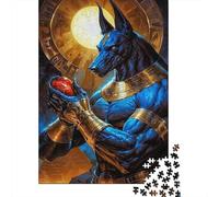 Ancient Egyptian God Senior Jigsaw Enthusiasts Puzzle 1000 Pieces Extra-Thick Cardboard Christmas Holiday Activity 38x26cm/1000pcs