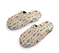 Ancient Egyptian God Unisex Slippers Warm House Shoes Indoor Slipper Boys And Girls