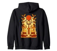 Ancient Egyptian Goddess Egypt Sun Symbol Zip Hoodie