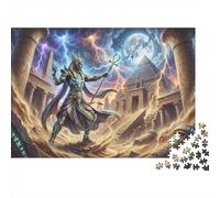 Ancient Egyptian Gods 1000 Piece Jigsaw Puzzle,Premium Cardboard,Whimsical Challenge,Adults & Kids 14+,Home Wall Decor,Gift Idea,Educational Toy,Stress Relief 38x26cm/1000pcs