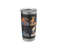 Ancient Egyptian Gods Mythology Retro Egypt Art Stainless Steel Insulated Tumbler