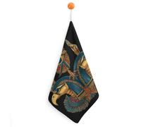 Ancient Egyptian Gods Pharaohs Hanging Hand Towels Soft Tea Towel 1PCS