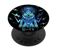 Ancient Egyptian Hathor 80s Retro PopSockets Adhesive PopGrip