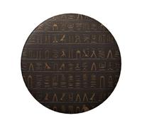 Ancient Egyptian Hieroglyph Button Pins 1 Pc, 2.4 Inch Round Button Badges Metal Personalized Picture Photo Pin Buttons Kit For Craft Supplies Christmas Diy Party Projects, 5 PCS, One Size