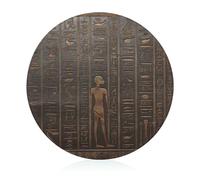Ancient Egyptian Hieroglyph Cutting Board Decorative Tempered Glass Chopping Blocks Nonslip Food Tray Chopping Mat for Kitchen Home