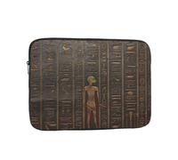 Ancient Egyptian Hieroglyph Laptop Sleeve Bag 15 Inch, Waterproof Shockproof Laptop Case Bag Computer Skin Bags Lightweight Tablet Carrying Case
