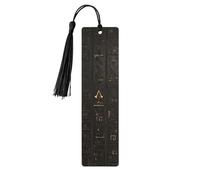 Ancient Egyptian Hieroglyph Print 5pcs Wooden Bookmarks with Tassels, Reading Page Markers Book Marks, Gifts for Men Women