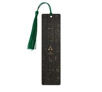 Ancient Egyptian Hieroglyph Print 5pcs Wooden Bookmarks with Tassels, Reading Page Markers Book Marks, Gifts for Men Women