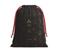 Ancient Egyptian Hieroglyph Print Drawstring Bag wrap, String Pouches, Premium Packaging Bags for Business & Events L