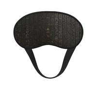 Ancient Egyptian Hieroglyph Print Eye Mask for Sleeping Light Blocking Nap for Travel Yoga Camping Night Rest