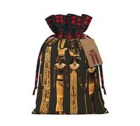 Ancient Egyptian Hieroglyph Print Gift Decor Bags Drawstring Reusable Party Favors Pouches Seasonal Celebrations