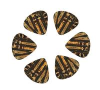 Ancient Egyptian Hieroglyph print Guitar Picks, 12PCS Premium Celluloid Guitar Pick Medium for Acoustic Guitar, Electric Guitar, Bass