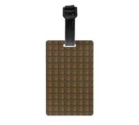 Ancient Egyptian Hieroglyph Print Luggage Tag for Suitcases Daily Use Identification Labels Airports Travel Bag Tags