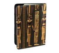 Ancient Egyptian Hieroglyph Print Passport Holder Cover Wallet Passport Cover, Passport Wallet Case for Cards and Documents