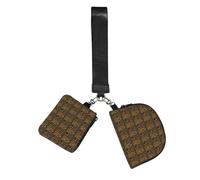Ancient Egyptian Hieroglyph Print Portable Wrist Strap Bag Unisex Outdoor Sports Lightweight Pouch Travel Gift