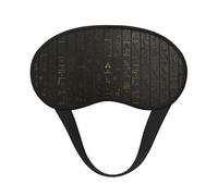 Ancient Egyptian Hieroglyph Print Sleep Mask, Eye Sleeping Mask for Women and Men for Total Darkness, Reduces Puffy Eye Mask