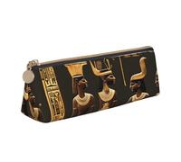 Ancient Egyptian Hieroglyph Print Students Supplies Higher Capacity Pencil Pouch Pen Case School Travel Office Desk