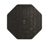 Ancient Egyptian Hieroglyph printed PVC Coaster Set of 6, Table Coaster Drink Coffee Coasters - Octagon 6 Pieces
