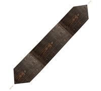 Ancient Egyptian Hieroglyph Table Runner for Dining Table, Short Plush Runners Washable & Durable Tablerunner Modern Home Decor for Wedding, Kitchen, Holiday 178*33cm