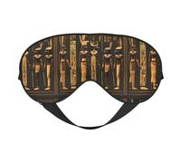 Ancient Egyptian Hieroglyphic Print Sleep Mask for Women Men Comfortable Eye Mask for Traveling Nap Sleeping