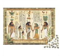 Ancient Egyptian HieroglyphsJigsaw Puzzles 1000 Pieces for Adults Puzzle Educational GamesEgyptian Art Style Illustration