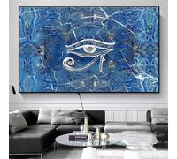 Ancient Egyptian Mural Poster Retro The Eye Canvas Painting HD Print Wall Art Pictures Living Room Bedroom Decoration 30x50cm Frameless