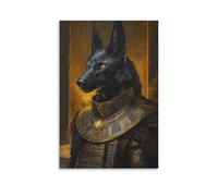 Ancient Egyptian Mythology Art Poster Anubis Jackal God of The Afterlife 1 Art Poster Canvas Painting Decor Wall Print Photo Home Modern Decorative Posters 16x24inch(40x60cm)