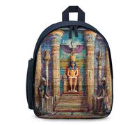 Ancient Egyptian Pharaohs Small Travel Backpack for Laptop Casual Daypack Lightweight Bag for Camping Work