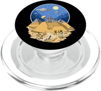 Ancient Egyptian Pyramid Alien UFO Space Aliens PopSockets PopGrip for MagSafe