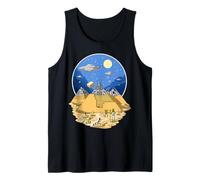 Ancient Egyptian Pyramid Alien UFO Space Aliens Tank Top