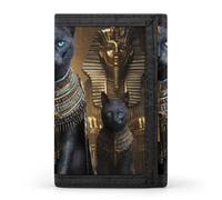 Ancient Egyptian Pyramid Pharaoh Cute Wallet Slim Card Holder Wallets Pocket Purse for Men Women