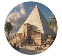 Ancient Egyptian Pyramids,Puzzles Gemusterte Nachhaltige Puzzles Für Erwachsene Hochwertige Holzspielpuzzles 1000pcs (67.5x67.5cm)