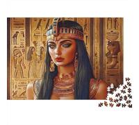 Ancient Egyptian Queen 1000 Piece Jigsaws with Precision Cut Personalised Jigsaws As A Party Puzzle Game for Social Gatherings 70x50cm/1000pcs