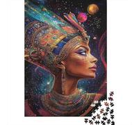 Ancient Egyptian Queen Jigsaw Puzzle for Adults: Anubis with Scales And Heart Fun Present & Activity for Home Wall Decor 52x38cm/1000pcs