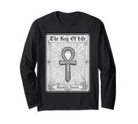 Ancient Egyptian Sacred Key of Life Kemetic Ankh Long Sleeve T-Shirt