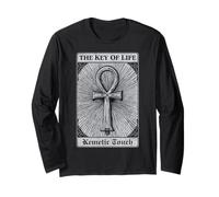 Ancient Egyptian Sacred Key of Life Kemetic Ankh Long Sleeve T-Shirt