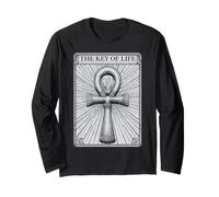 Ancient Egyptian Sacred Key of Life Kemetic Ankh Long Sleeve T-Shirt