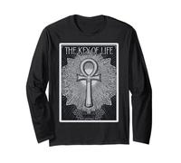 Ancient Egyptian Sacred Key of Life Kemetic Ankh Long Sleeve T-Shirt