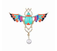 Ancient Egyptian Scarab Beetle Vintage Style Brooch Pin