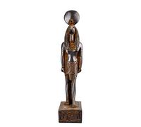Ancient Egyptian statue of Thoth God of moon, magic, and master of knowledge. He was depicted as an Ibis bird or a baboon. Black heavy stone Made in Egypt