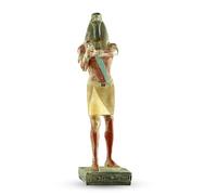 Ancient Egyptian Statue of Thoth God of Moon, Magic, and Master of Knowledge. He was depicted as an Ibis Bird or a Baboon Black Large Hand Art Made in Egypt