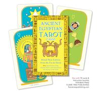 Ancient Egyptian Tarot Card Pack: 78 Cards + Instruction Booklet (Tarot Card Box)