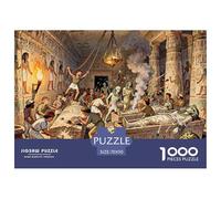 Ancient Egyptian Tomb Exploration Wooden Jigsaw Puzzle Waterproof 1000 Piece Puzzles for Adults Gifts Challenging And Brainteasing Educational Games